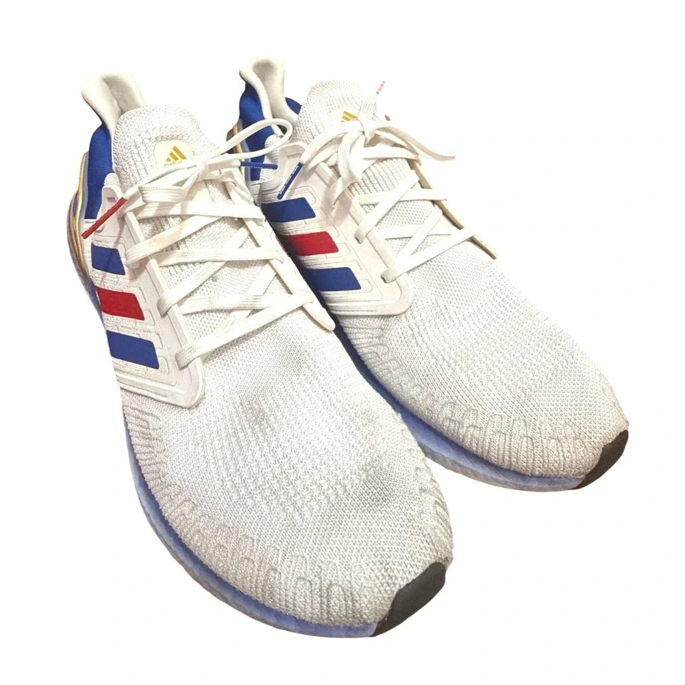 Adidas Ultraboost 20 USA Patriotic Mens Sz 14 Running Walking Shoes Athletic